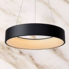 Schwarze Pendelleuchte Modern, Talowe, 39W, 3000K LED