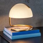 Weiße Tischleuchte Retro, Cato, mit Schalter