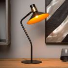 Goldene Tischleuchte Modern, Pepijn, mit Schalter