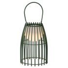 Grüne Außen Tischleuchte Retro, Fjara, 0,3W, 2700K LED, IP44, mit Touch-Dimmer