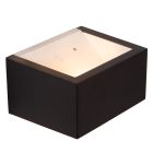 Schwarze aufladbare Wandleuchte Modern, Brida, 3,7W, 2700K LED, IP54, mit Touch-Dimmer