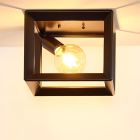 Graue Deckenlampe Retro, Thor