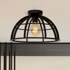Schwarze Deckenlampe Modern, Dikra