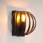 Schwarze Wandleuchte Modern, Manuela