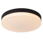 Schwarze Badezimmer Deckenleuchte Kunststoff, Biskit, 36W, 2700K LED, IP44