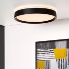 Schwarze Deckenlampe Modern, Nuria, 24W, 2700K LED