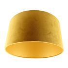 Gelbe Lampenschirm Melanie, Stoff, modern