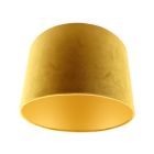 Gelbe Lampenschirm Madelyn, Stoff, modern