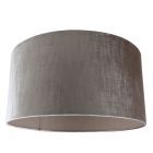 50 cm Samt Lampenschirm Grau, Rody