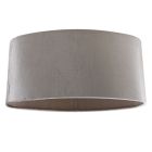 40 cm Ovaler Samt Lampenschirm Grau, Rody
