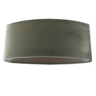 50 cm Ovaler Samt Lampenschirm Grün, Rody