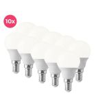 10er Pack Lasco E14 LED-Kugellampe warmweiß, 3 W