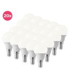 20er Pack Lasco E14 LED-Kugellampe warmweiß, 5,5 W
