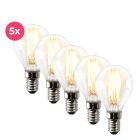 Sorna E14 LED Filament Kugellampe, 3,5w Warmweiß, dimmbar