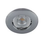 Chrom moderne Mini Einbaustrahler Aluminium, Rosi