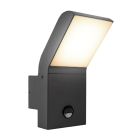 Aluminium Außen Wandleuchte mit Bewegungsmelder Anthrazit, Andor, 12W, 4000K LED, IP54