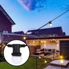 25m Lichterkette mit 50 transparenten Lampen