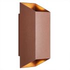 Rostfarbene Außenleuchte Modern, Nico, IP54