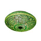 Grüne Mosaik Deckenlampe Orientalisch, Louay