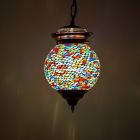 Mehrfarbige Mosaik Pendelleuchte Orientalisch, Nisrin