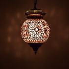 Lila Mosaik Pendelleuchte Orientalisch, Nisrin