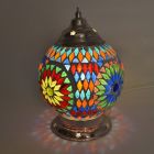 Mehrfarbige Mosaik Tischleuchte Orientalisch, Sabri