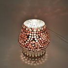 Lila Mosaik Tischleuchte Orientalisch, Rachel