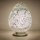 Transparente Mosaik Tischleuchte Orientalisch, Lara