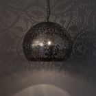 Silberne Pendelleuchte Orientalisch, Kenza