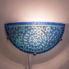 Blaue Mosaik wandleuchte Orientalisch, Haja