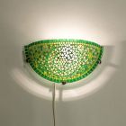 Grüne Mosaik wandleuchte Orientalisch, Haja