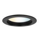 Schwarze Downlight Aluminium, Otmar, 12W, White Switch LED, IP22
