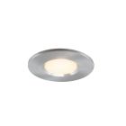 Silberne Mini Einbaustrahler Aluminium, Philomena, 1,5W, 2700K LED, IP44