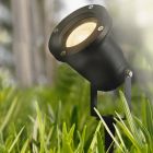 Schwarze Außenstrahler Aluminium, Omid, IP65