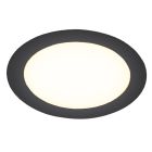 Schwarze Downlight Aluminium, Umbriel, 9W, 4000K LED, IP44