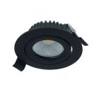 Schwarze Downlight Aluminium, Wimke, 5W, RGBW LED, IP54