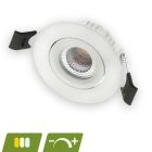 Weiße Downlight Aluminium, Phyllis, 5W, White Switch LED, IP65