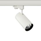 Weißer 3-Phasen-LED-Schienenstrahler Esmiralda, 10W, 3000K, Pro