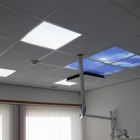 Fotodruck Wolke - Set aus 4 Acrylplatten mit Aufdruck, für 60x60 cm LED-Panels