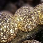 20 cm Weihnachtskugel mit 30 LEDs, mit Batterie