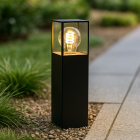 Moderne Außenleuchte Schwarz, Sanel, IP44
