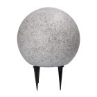 Graue moderne Außenstrahler Kunststoff, Stonie, 4,5W, 2700K LED, IP65