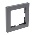 Q-Link S-Line Abdeckrahmen 1-fach, schwarz / anthrazit