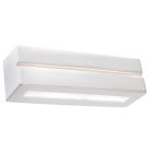 Glas Up down Wandleuchte Weiß, Emmaly