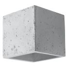 Beton Up down Wandleuchte Grau, Andro