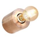 Holz Wandstrahler Braun, Anela