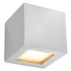 Glas Up down Wandleuchte Grau, Caitlin