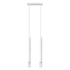 Glas Pendelleuchte Weiß, Ishani