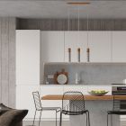 Beton Pendelleuchte Braun, Ferron