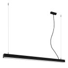 Aluminium Pendelleuchte Schwarz, Mascha, 38W, 3000K LED